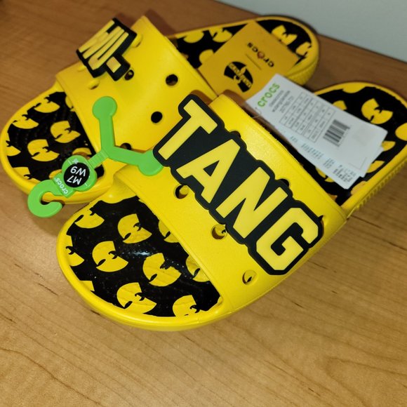 Wu-Tang M7 W9 Croc Slides NWT